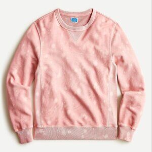 J. Crew French Terry Crewneck Sweatshirt Splatter Pattern